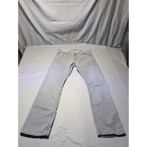 GAP 1969 Jeans Mens 29x30 Low Rise Straight Fit Gray Denim Casual Pants